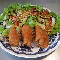 Brochette de légume reblochon pané.